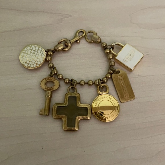 Coach charm bracelet